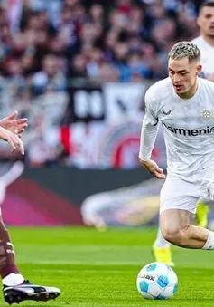 Bayer Leverkusen hụt hơi trong cuộc đua vô địch Bundesliga