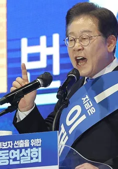 Bầu cử Tổng thống Hàn Quốc: Ông Lee Jae Myung tiếp tục nới rộng khoảng cách tranh cử