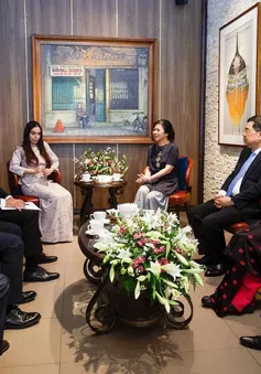 Phu nhân Tổng Bí thư Tô Lâm tiếp Phó Chủ tịch Quỹ Heydar Aliyev