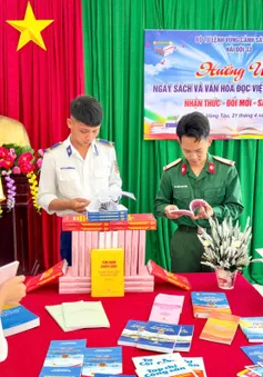 Cảnh sát biển hưởng ứng Ngày sách và văn hóa đọc Việt Nam năm 2025