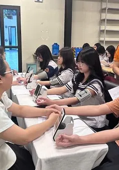 Hà Nội: 7.500 học sinh THCS, THPT được đánh giá hành vi nguy cơ mắc bệnh không lây nhiễm