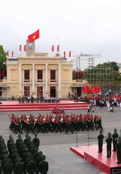 Sẵn sàng cho lễ diễu binh, diễu hành kỷ niệm 70 năm Giải phóng Hải Phòng
