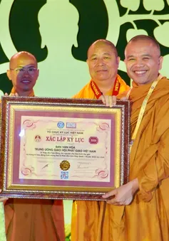 5 kỷ lục Việt Nam được xác lập tại Đại lễ Vesak 2025