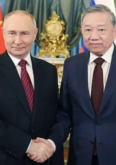 Tổng Bí thư Tô Lâm hội đàm hẹp với Tổng thống Nga Vladimir Putin