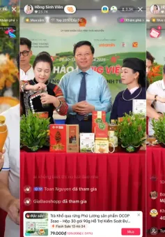 Đào tạo livestream bán hàng cho 300.000 tiểu thương chợ truyền thống