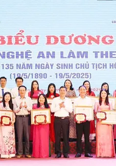 Nghệ An biểu dương 135 nhà giáo tiêu biểu làm theo lời Bác