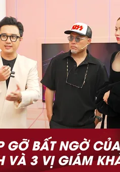 Khoảnh khắc gặp gỡ bất ngờ của 12 thí sinh và bộ ba giám khảo Điểm hẹn tài năng