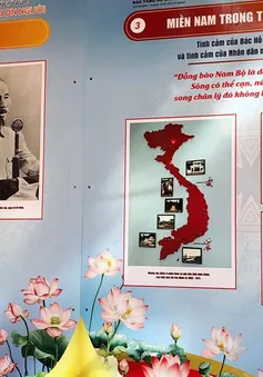 Trưng bày chuyên đề “Miền Nam nhớ mãi ơn Người”