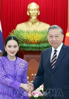 Tổng Bí thư Tô Lâm tiếp Thủ tướng Thái Lan Paetongtarn Shinawatra