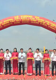 Nghệ An: Thông xe kỹ thuật cầu vượt đường sắt, giải toả nút thắt tại Quốc lộ 7