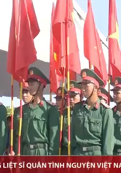 Quảng Trị tổ chức lễ truy điệu và an táng liệt sỹ quân tình nguyện Việt Nam hy sinh tại Lào