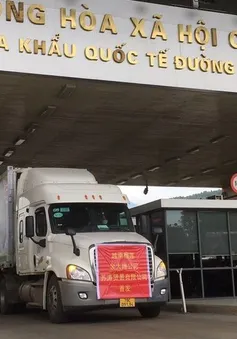Ưu tiên thông quan nông sản qua cửa khẩu Kim Thành