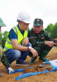 Quảng Trị: Phát hiện 5 bộ hài cốt liệt sĩ trong lúc thi công dự án điện gió