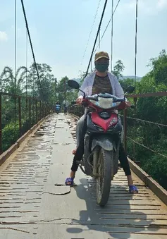 Phú Thọ: Cầu treo Hà Biên xuống cấp nghiêm trọng vẫn chưa được sửa chữa