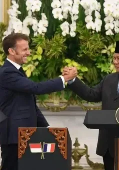 Pháp - Indonesia ký 21 văn kiện hợp tác trong nhiều lĩnh vực