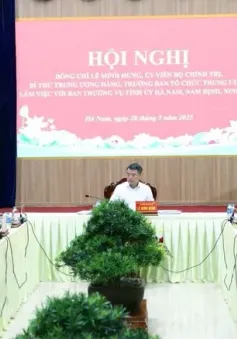 Đề nghị Hà Nam, Nam Định, Ninh Bình xây dựng, thông qua phương án nhân sự đảm bảo khách quan, minh bạch
