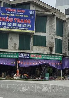 Tiểu thương chợ Thổ Tang trở lại buôn bán