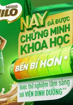 Sở Y tế tỉnh Đồng Nai thông tin về kết quả kiểm nghiệm 'Thực phẩm bổ sung Sữa lúa mạch Nestlé Milo'