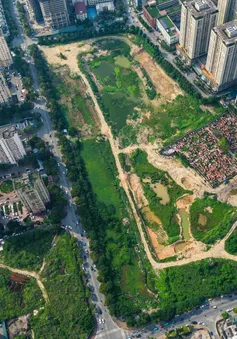 Cận cảnh dự án công viên - hồ điều hòa nghìn tỷ bị “bỏ quên” giữa lòng Hà Nội