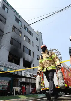 Cháy lớn tại xưởng may ở Seoul, 1 người thiệt mạng