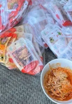 Phát hiện xe khách chở gần 112.000 gói măng tẩm ướp không rõ nguồn gốc