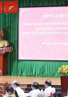 Tổng Bí thư Tô Lâm làm việc với Tỉnh ủy Bến Tre, Trà Vinh và Vĩnh Long