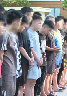 Tạm giữ hình sự 38 thanh thiếu niên ở Thanh Hóa tấn công người đi đường