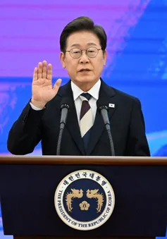 Ông Lee Jae Myung tuyên thệ nhậm chức Tổng thống Hàn Quốc