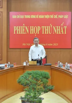 Tổng Bí thư Tô Lâm chủ trì Phiên họp thứ nhất của Ban Chỉ đạo Trung ương về hoàn thiện thể chế, pháp luật