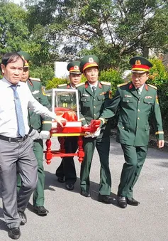 Quảng Trị: Truy điệu và an táng 10 hài cốt liệt sĩ