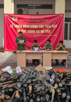 Kon Tum tiêu hủy hơn 1.000 khẩu súng, hàng nghìn viên đạn do người dân giao nộp