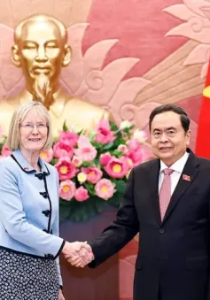 Chủ tịch Quốc hội Trần Thanh Mẫn tiếp Đại sứ Australia Gillian Bird