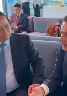 Thủ tướng Phạm Minh Chính gặp Thủ tướng Bồ Đào Nha Luis Montenegro