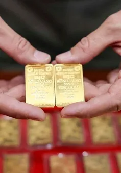 Giá vàng miếng, vàng nhẫn cùng tăng
