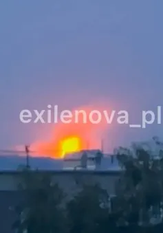Nổ lớn liên tiếp ở khu vực nhà máy thuốc súng Nga, nghi do UAV Ukraine tấn công