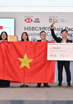 Việt Nam vô địch khu vực Châu Á - Thái Bình Dương cuộc thi Giải quyết tình huống kinh doanh HSBC