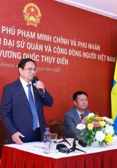 Thủ tướng: “Bà con làm việc, đóng góp tại Thụy Điển cũng như làm việc, đóng góp tại Việt Nam”
