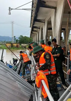 Bộ Chỉ huy Quân sự thành phố Đà Nẵng triển khai lực lượng ứng phó hoàn lưu bão số 1