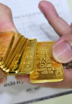 Vàng miếng neo ở mức 120,2 triệu đồng/lượng