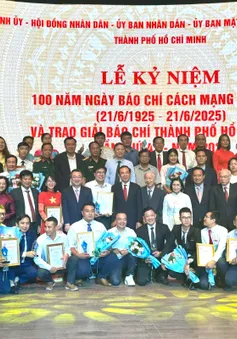 TP Hồ Chí Minh vinh danh 72 tác phẩm báo chí xuất sắc