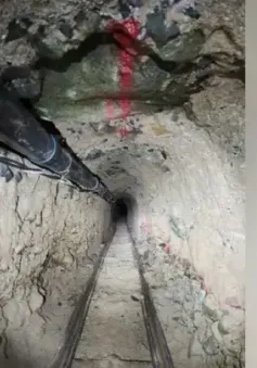 Mexico phát hiện đường hầm bí mật vận chuyển ma túy sang Mỹ