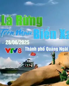 "Màu lá rừng trên màu biển xanh"