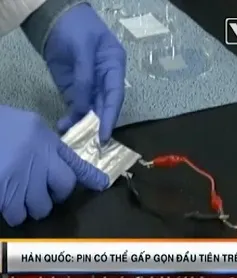 Pin điện thoại mỏng như tờ giấy có thể uốn cong