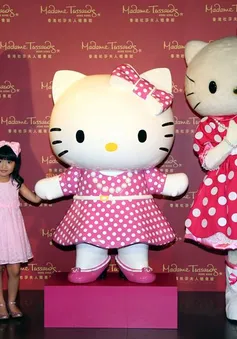 Hello Kitty có mặt tại bảo tàng tượng sáp Hong Kong