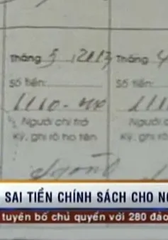 Chi sai tiền chính sách: Sự tiếp tay của cán bộ cơ sở