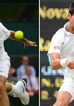 Novak Djokovic thư hùng với Roger Federer tại Chung kết Wimbledon 2014