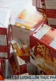 Bắt số lượng lớn thực phẩm chức năng không rõ nguồn gốc
