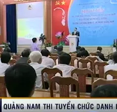 Quảng Nam lần đầu tiên thi tuyển chức danh lãnh đạo 