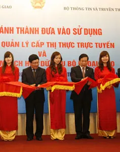 Khánh thành hệ thống quản lý cấp thị thực trực tuyến