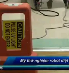 Mỹ thử nghiệm robot diệt khuẩn 